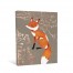 Fox in the Woods 11x14 Canvas Wall Art 
