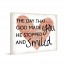 God Smiled Canvas Wall Art