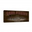 Gone Fishing 20x10 Personalized Canvas Wall Art