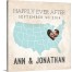 Happily Ever After Personalized Gallery Wrapped Canvas 16x16