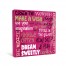 Happy Girly Words Canvas Wall Art