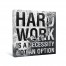 Hard Work Is A Necessity Canvas Wall Art 