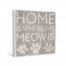 Home Is Where The Meow Is Canvas Wall Art