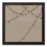 Christmas String Lights 12x12 Black Framed Canvas