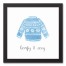 Comfy & Cozy Sweater 12x12 Black Framed Canvas