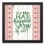 Happiest Season of All 12x12 Black Framed Canvas