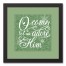 Come Let Us Adore Him 12x12 Black Framed Canvas