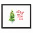 Oh Watercolor Christmas Tree Wall Art