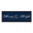 Merry & Bright 12x36 Black Framed Canvas