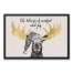 Christmas Comfort Moose Wall Art