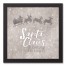 Snowy Sleigh Ride 12x12 Black Framed Canvas