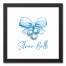 Silver Bells 12x12 Black Framed Canvas