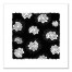 Black and White Abstract Study 20x20 Canvas Wall Art