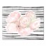 Roses and Lines 20x16 Canvas Wall Art