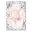 Blush and Pin Dot Blooms 1 24x36 Canvas Wall Art