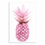 Pink Watercolor Pineapple 12x18 Outdoor Canvas Wall Art