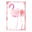 Pink Watercolor Flamingo24x36 Outdoor Canvas Wall Art