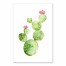 Watercolor Cactus 12x18 Outdoor Canvas Wall Art