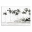 Black and White Palm Trees 36x24 Outdoor Canvas Wall Art