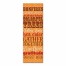 Chevron Autumn 12x36 Canvas Wall Art