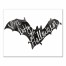 Batty Halloween 20x16 Canvas Wall Art