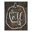 Fall Pumpkin 16x20 Canvas Wall Art