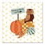 Harvest Owl II 16x16 Canvas Wall Art