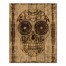 Wood Skull 16x20 Canvas Wall Art