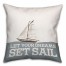 Dreams Set Sail 16x16 Throw Pillow