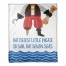 Cutest Little Pirate 30x40 Throw Blanket