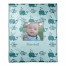 Sleepy Whale 30x40 Personalized Throw Blanket