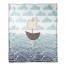 Ship At Sea 50x60 Throw Blanket