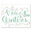 Handwritten Merry Christmas  20x16 Canvas Wall Art