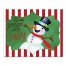 Jolly Snowman 20x16 Canvas Wall Art