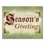 Classic Season's Greetings 20x16 Canvas Wall Art