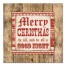 Rustic Twas the Night Before Christmas 20x20 Canvas Wall Art