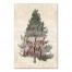 Watercolor O Christmas Tree 24x36 Canvas Wall Art