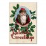 Santa Yuletide Greetings 24x36 Canvas Wall Art