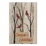 Season's Greetings Cardinals 24x36 Canvas Wall Art