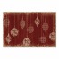 Red Rustic Ornaments 36x24 Canvas Wall Art