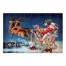 Santa's Sleigh 36x24 Canvas Wall Art
