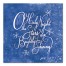 Blue O Holy Night 16x16 Canvas Wall Art
