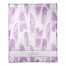 Purple Feathers 50x60 Personalized Throw Blanket