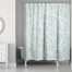 Teal Geo 71x74 Shower Curtain