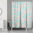 Coral Swirl 71x74 Shower Curtain