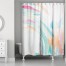Watercolor Swoops 71x74 Shower Curtain
