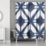 Navy Ink 71x74 Shower Curtain