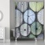 Sea Urchins 71x74 Shower Curtain