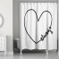 Heart Always 71x74 Shower Curtain