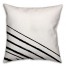 Black Lines 16x16 Throw Pillow